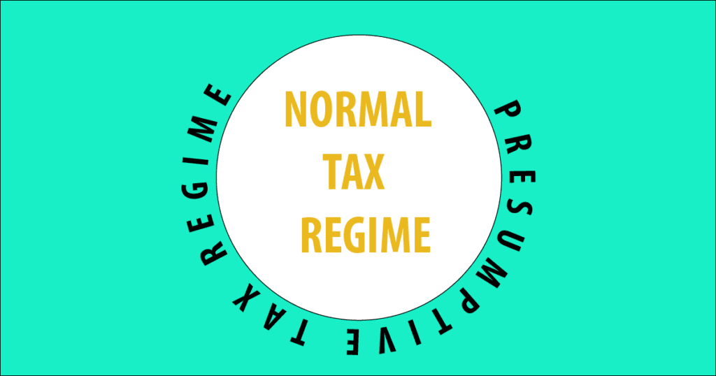 Normal and Presumptive Tax Regimes under Income Tax Ordinance, 2001